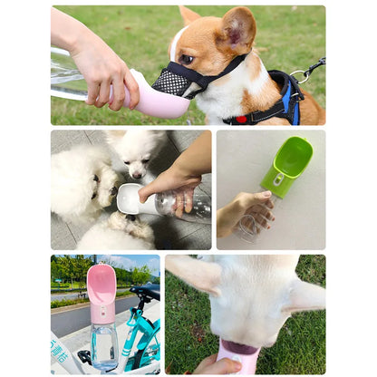 Petheartpoint - Dog Water Bottle with Food Container